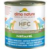 Amicafarmacia Almo Nature HFC Natural Tonno Skipjack e Merluzzo alimento umido per cani adulti 290g