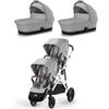 Cybex Gold Duo Passeggino Gemellare Cybex Gazelle S Lava grey