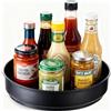 PIGPIGFLY Drehorganizer Küche,Drehscheibe Spice Rack Organizer Für Kabinett, 360 Grad Rotierender Vorratsbehälter Für Lebensmittel,Gewürzhalter aus Rostfreiem Edelstahl,Lazy Susan