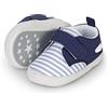 Sterntaler Scarpe da Bambino a Righe, Mocassino Basso Bimbo 0-24, Blu, 18 EU