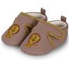 Sterntaler Scarpine per Gattonare con Leone, Mocassino Basso Bimbo 0-24, Marrone, 18 EU