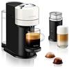 Nespresso De'Longhi Nespresso Vertuo Next ENV 120.WAE Macchina da caffè con montalatte Aeroccino bianco