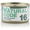 Natural Code 16 Tranci Di Palamita 85 gr Per Gatti