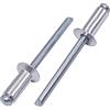 SKIR'CO (300 pezzi) Rivetti ciechi svasati in alluminio 4,8 x 12 mm, Mandrino in acciaio, Rivetti Pop