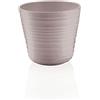 Guzzini - Tierra, Portavaso Singolo in Plastica Riciclata - Grigio Tortora, Ø 12,8Xh12 cm| 1 lt - 196200158