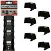 StealthMounts Milwaukee M12 - Portabatterie M12, confezione da 6, supporto per batteria Milwaukee M12, stoccaggio batteria Milwaukee da 12 V, supporto per batteria Milwaukee M12, montaggio a parete