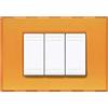 BTICINO Placca Living quadra 3 mod arancio - N4803AJ