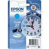 EPSON CARTUCCIA EPSON ORIGINALE CIANO T2702 SERIE SVEGLIA - EPSON - C13T27024012