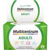 Multicentrum Adulti Integratore Alimentare Multivitaminico Vitamina C B D3 Calcio Ferro Zinco 30 Cpr Multicentrum