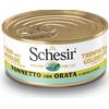 Schesir Tonnetto Con Orata In Brodo Di Pesce Lattina Cibo Umido Gatto Adulto 70g