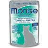 MONGE & C. SPA Monge Natural Superpremium Cotti A Vapore Con Tonno E Anatra Cibo Umido Per Gatti 80g Monge & C.