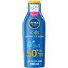 NIVEA (BEIERSDORF SPA) Nivea Sun Latte Solare Kids Protect & Care Fp50+ 200ml Crema Solare Per Bambini Waterproof Nivea (beiersdorf)