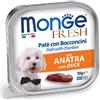 Monge Fresh Paté Bocconcini Con Anatra Cibo Umido Per Cani Adulti 100g Monge