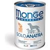 Monge Monoprotein Solo Anatra Cibo Umido Per Cani Adulti 400g Monge