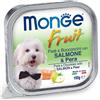 Monge Fruit Salmone E Pera Cibo Umido Per Cani Adulti 100g Monge