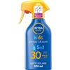 NIVEA (BEIERSDORF SPA) Nivea Sun Spray Solare Kids Protect & Care Fp30 Crema Solare Per Bambini Waterproof 270ml Nivea (beiersdorf)