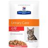 Hill's Prescription Diet C/d Urinary Stress Bustina Umido Con Salmone Per Gatti 12x85g