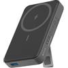 Anker Power Bank Magsafe 10000 mAh, 633 Ricarica Magnetica Senza Fili, Powerbank Magnetico Pieghevole con USB-C per iPhone 17 Pro Max/Serie 16-12(Nero)