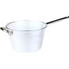 Pentole Agnelli ALMR65B28 Paiolo Radiante per Polenta con Manico e Maniglia Inox, Argento, 28 cm, 1 Pezzo