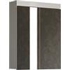 trendteam smart living Mobili, Legno, Bianco, 60 x 77 x 17 cm