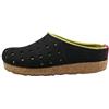 HAFLINGER 711064 Grizzly Holly Pantofole Unisex Adulto, Numero:40 EU, Colore:Nero
