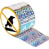 Mecctuck 80m x 4.8cm Nastro Repellente Antiuccelli, Nastro Riflettente Deterrente, Nastro Laser Anti-Uccello, Nastro Repellente Olografico Riflettente, Spaventare Gli Uccelli, per Casa Giardino Fattoria