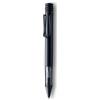 LAMY AL-star 271 - Penna a sfera in alluminio con impugnatura trasparente e clip in metallo cromato, con refill, colore: nero, spessore del tratto: M