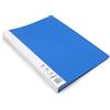 Waytex 931333B - Pellicola protettiva per documenti, formato A4, 80 fogli, in polipropilene opaco, 40 tasche trasparenti, colore: Blu