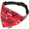Camon Collare regolabile con bandana rossa per cani - Taglia XL