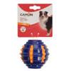 Camon Pallina bicolore in tpr con punte e squeaker - Diametro 9cm.