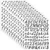 LOREC 14 Fogli 1176 Pezzi Adesivi Lettere Alfabeto Lettere Adesive in Vinile Numeri Adesivi Stickers Lettere Adesive Adatti per DIY Scrapbooking, Decorazioni Regalo, Album Fotografici, Biglietti di Auguri