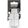 Reloop Fader Cap Set white - 5 tappi fader, Rivestimento in gomma per una presa sicura, Compatibile con la maggior parte dei mixer e controller per DJ, bianco