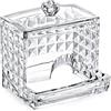 DRW Supporto Acrilico per Bastoncini in Trasparente 9 x 7 x 10 cm, Multicolore, estandar