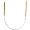 Seeknit KA06127 - Ferri circolari per lavorare a maglia, in bambù, 23 x 2,5 mm, colore: Marrone
