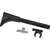 GARDINIA Supporto Universale per Bastoni per Tende, per 1 o 2 Bastoni con Ø 20 mm, Distanza dalla Parete 7,5-13 cm, Linea Chicago, Metallo, Nero Opaco