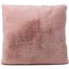 Gözze - Cuscino Decorativo Quadrato, Federa in Finta Pelliccia, 100% Poliestere, 60 x 60 cm - Rosa antico