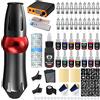 Moricher kit tatuaggi - Moricher Tattoo Penna Rotativa Ibrida 15 Inchiostri 20 Cartucce macchina tatuaggi kit completo Per tatuatori