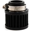 evomosa Interfaccia universale Filtri olio aria moto 25mm Filtro aspirazione aria fredda auto Sfiato turbo Sfiato carter (Nero 25MM)
