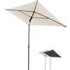doppler ombrellone Rethink 180x120 cm, Naturale, balcone, fodera, UV 50+ | Ombrellone rettangolare giardino e balcone, 100% poliestere riciclato, apertura manuale, inclinabile, altezza regolabile