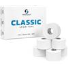 Sportacular Gear 6x Sport Tape Classic 3,8 cm x 10 m | Nastro Sportivo rigido non elastico | Impermeabile, delicato sulla pelle, cotone (6 rotoli, bianco)
