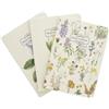 Grupo Erik Kokonote Set 3 Quaderni A6 Wild Flowers - Set Quaderni per Appunti: Bullet Journal Puntinato, a Righe e a Pagine Bianche con Copertina Flessibile, 64 Pagine ciascuno