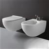 CERAMICA FLAMINIA Flaminia App bianco opaco (LATTE) vaso GoSilent bidet e coprivaso rallentato slim