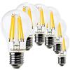 SUNSEED 6x Lampadina E27 Filamento LED 12W Goccia A60 1500 Lm Luce Naturale 4000K, 99W Equivalente