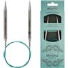 KnitPro 36104 Mindful - Ferri circolari per lavorare a maglia, 6,50 mm, 80 cm, colore verde, 6,5 mm