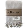 Bersuse 100% Cotone - Milas XXL Asciugamano Coperta Turco - Telo Mare, Divano Letto, Copridivano -Beige