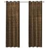 LW Collection Tende con anelli Marrone Ciniglia già pronte 140x270 cm - Tende pronte con anelli ciniglia - Tende in ciniglia - Tende oscuranti - Oscuranti