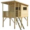 Domus Casetta da giardino per bambini in legno domus angelo 220x174,5x272 cm