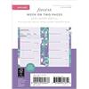 Filofax Diario settimanale Floral 2024 per agenda ad anelli Filofax Pocket - Multilingua