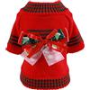 Xmiral Maglione Animale Domestico Vacanze di Natale Cucciolo Costume Maglione Vestiti per Animali Domestici (S,1Rosso)