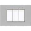 BTICINO Placca Living quadra 3 mod grigio perla - N4803GN